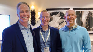 Photo of Chris Hill, Rob Chalmers, and Tom Van Buren of Meritum Energy